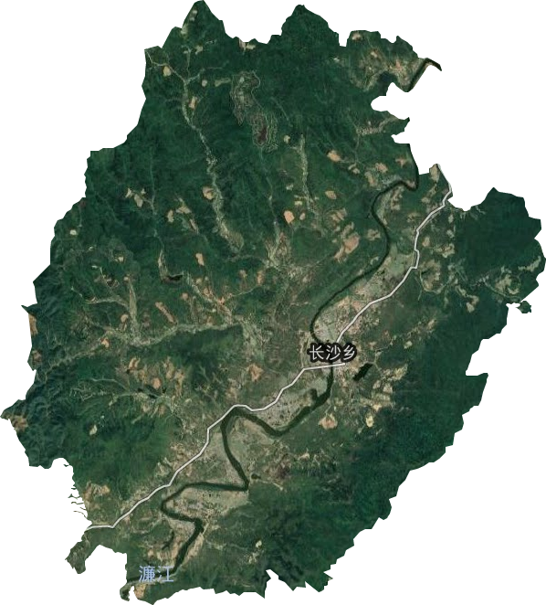 長沙鄉衛星圖