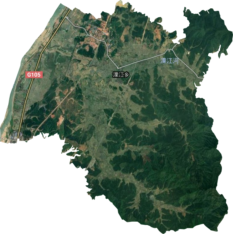 溧江鎮衛星圖