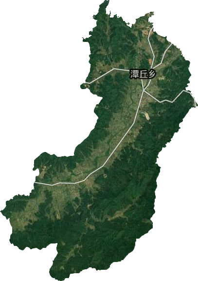 潭丘鄉衛星圖