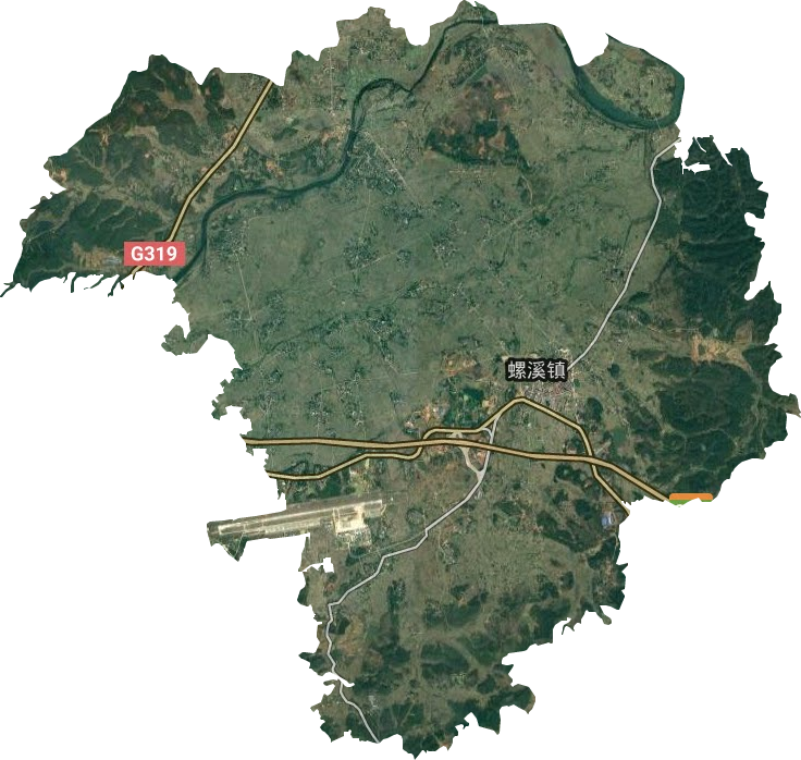 螺溪鎮衛星圖