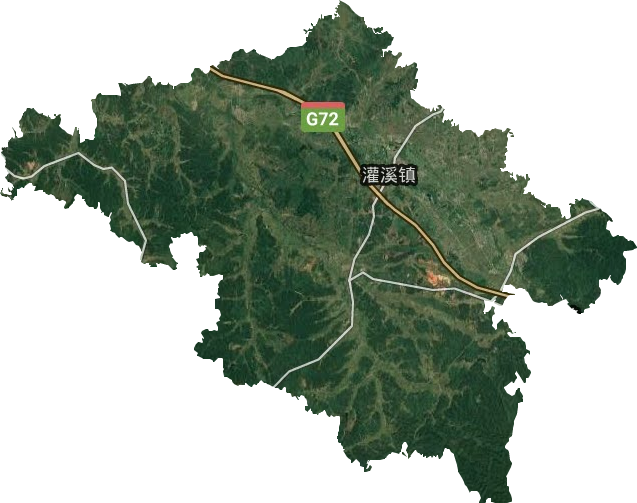 灌溪鎮(zhèn)衛(wèi)星圖