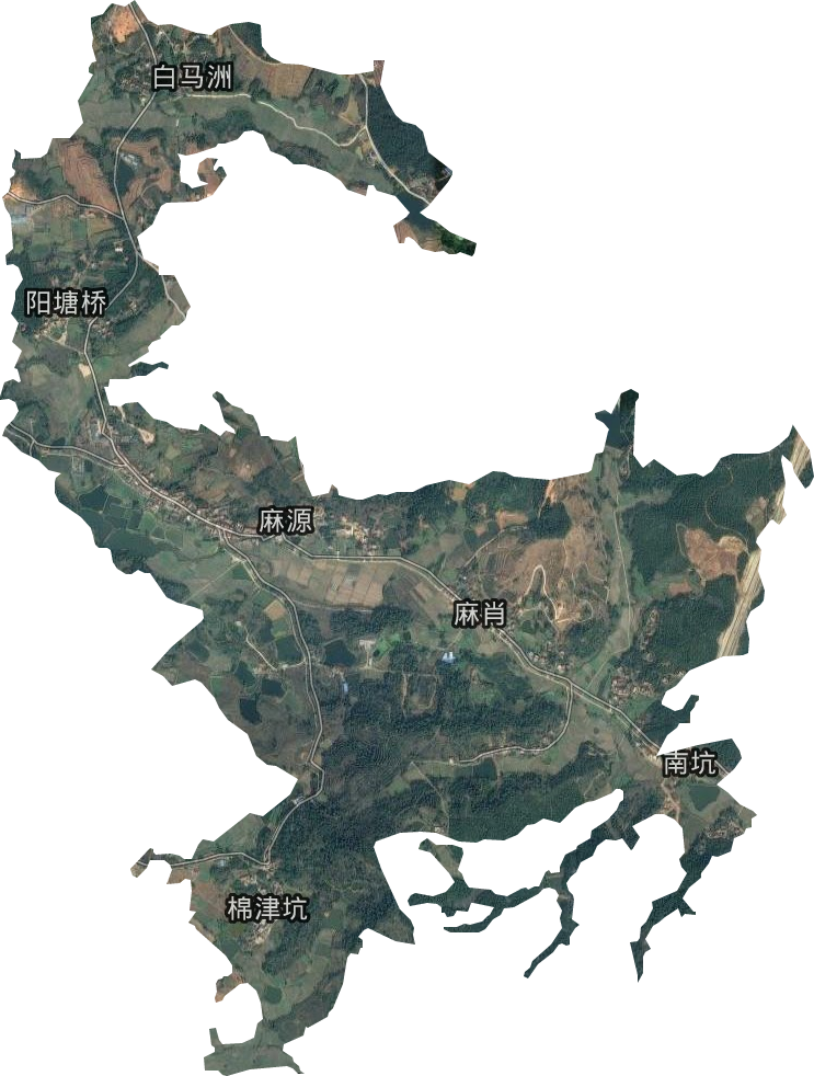萬安縣麻源墾殖場衛星圖