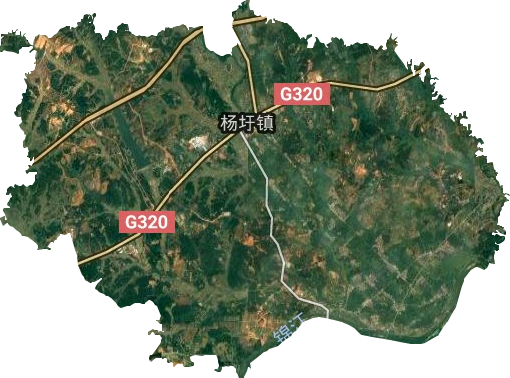 楊圩鎮衛星圖