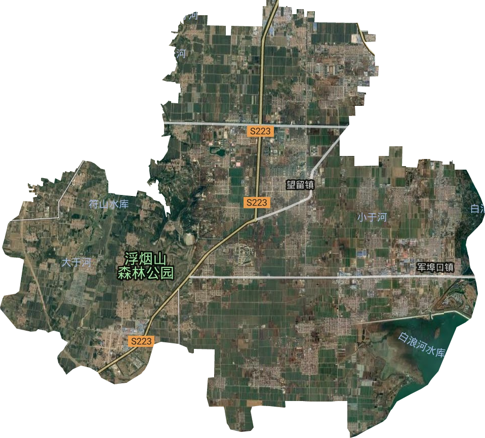 望留街道衛星圖