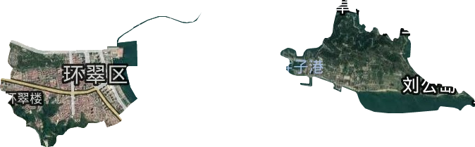 環(huán)翠樓街道衛(wèi)星圖