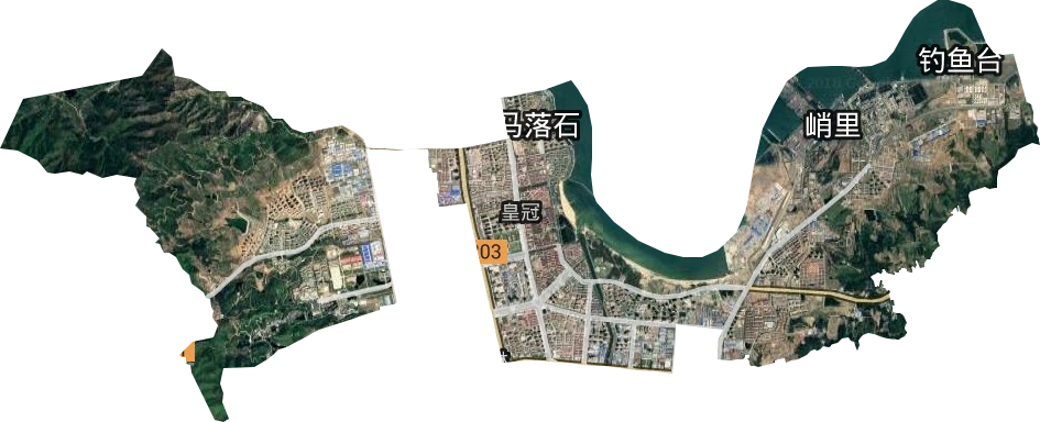 皇冠街道衛星圖
