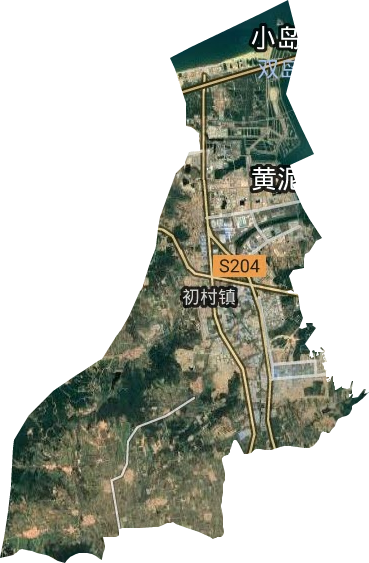 初村鎮(zhèn)衛(wèi)星圖