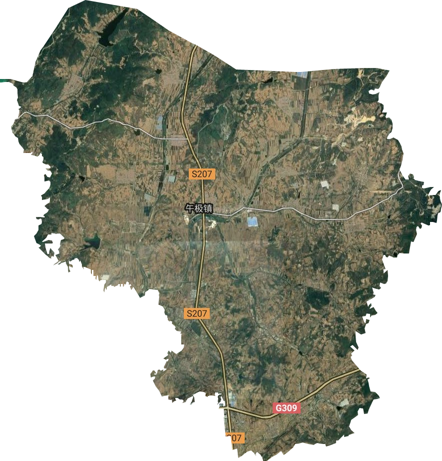 午極鎮衛星圖