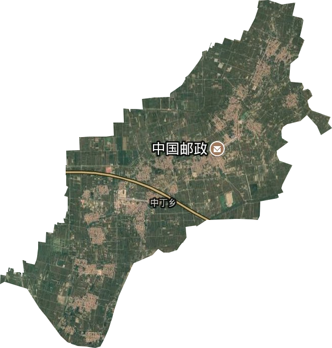 中丁鄉衛星圖