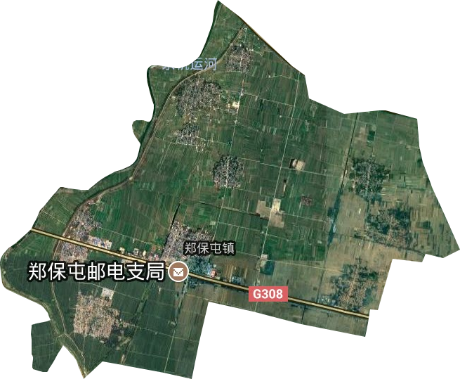 鄭保屯鎮衛星圖