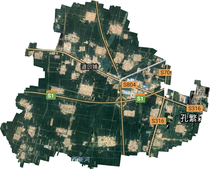 道口鋪街道衛(wèi)星圖