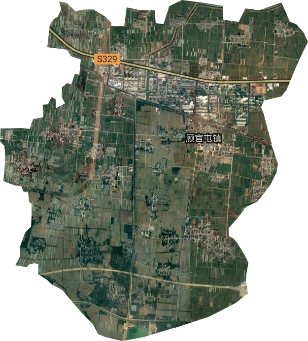 顧官屯鎮衛星圖