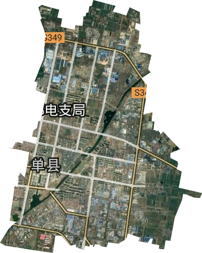 園藝街道衛星圖