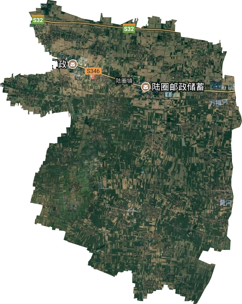 陸圈鎮衛星圖
