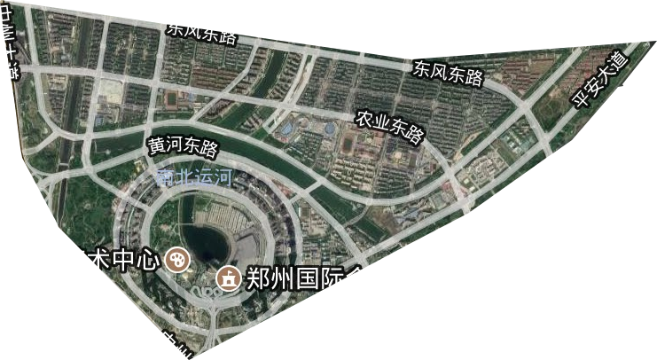 如意湖街道衛星圖
