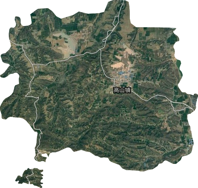 高山鎮(zhèn)衛(wèi)星圖
