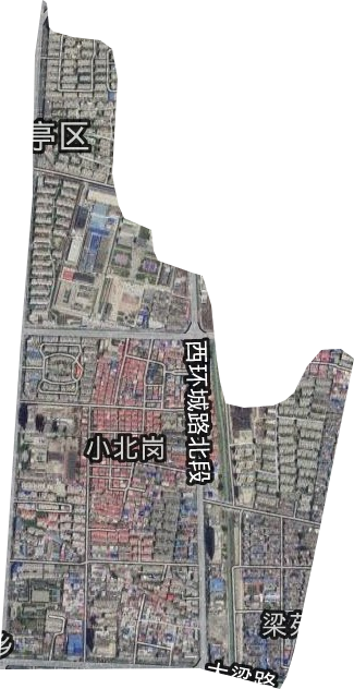 梁苑街道衛(wèi)星圖