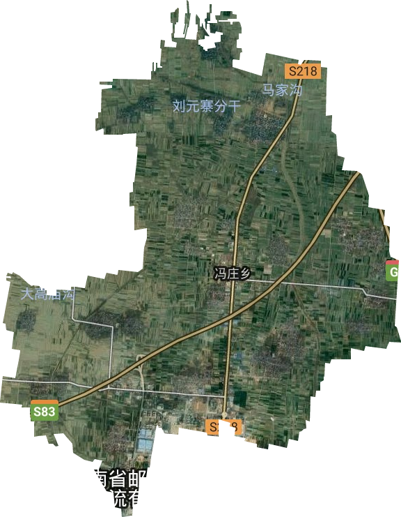 馮莊鄉衛星圖