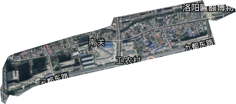 南關街道衛星圖