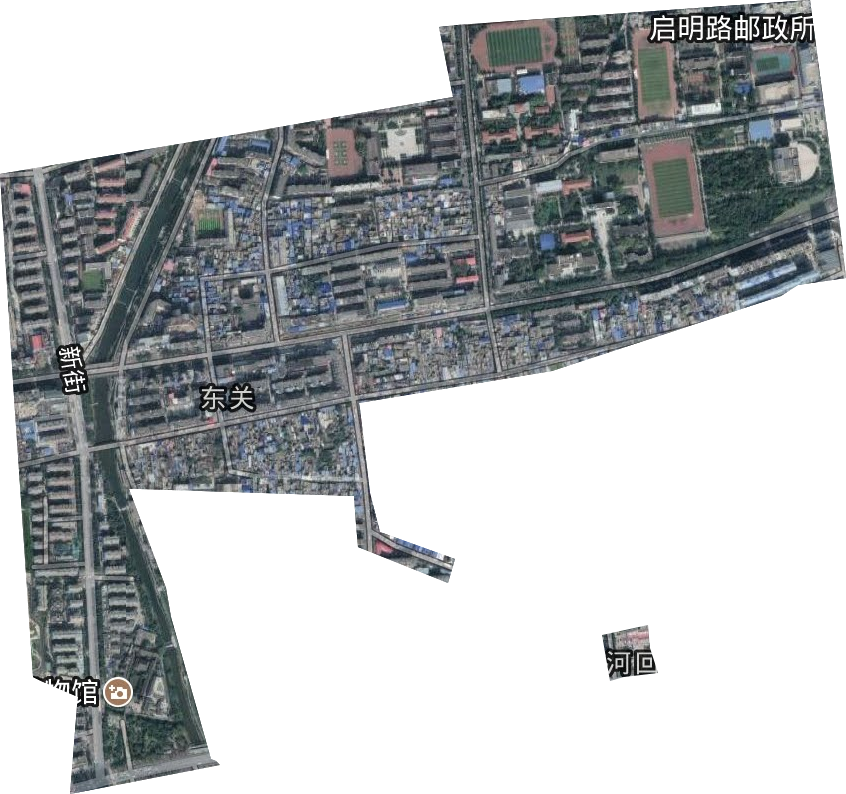 東關街道衛星圖