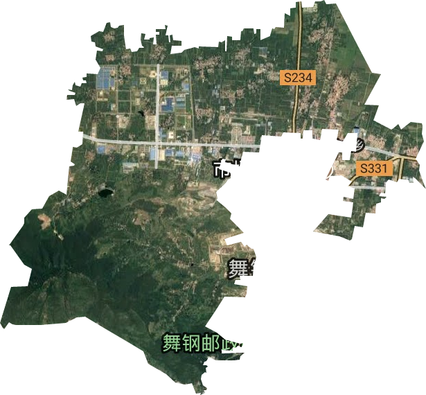 鐵山鄉衛星圖