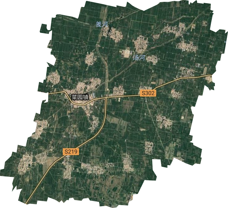 菜園鎮衛星圖