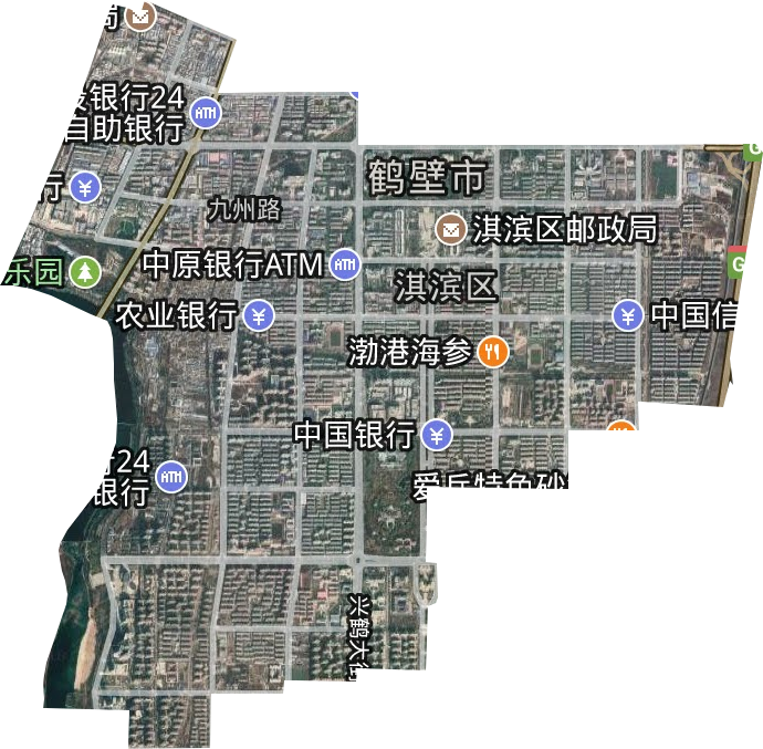 九州路街道衛(wèi)星圖