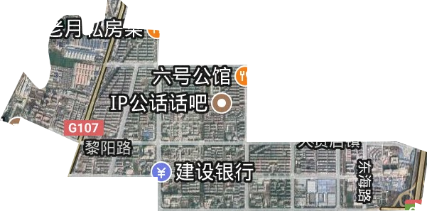 黎陽路街道衛星圖