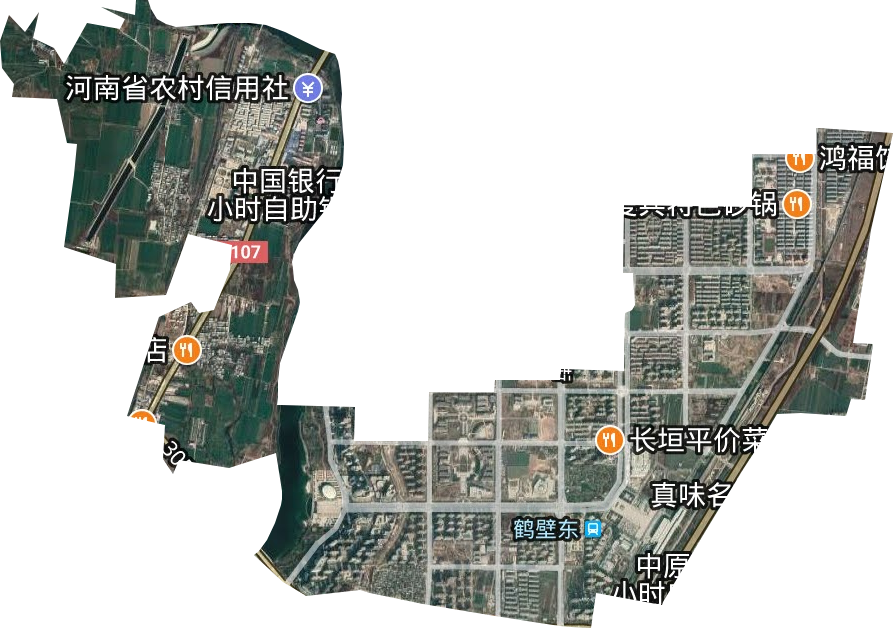 長江路街道衛星圖