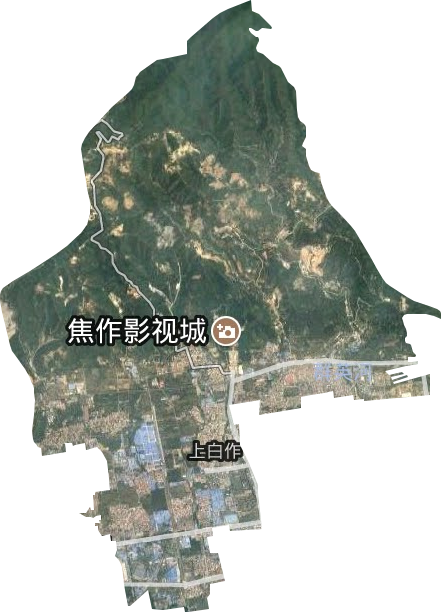 上白作街道衛(wèi)星圖