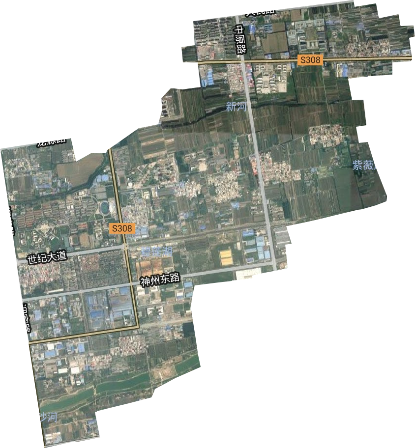 文苑街道衛星圖