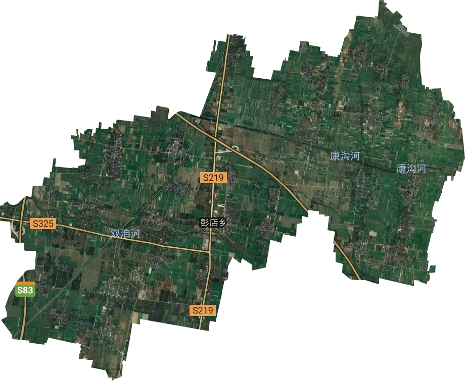 彭店鄉衛星圖