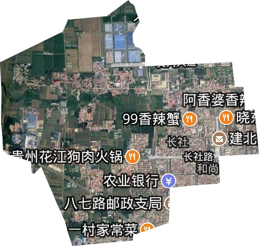 長社路街道衛(wèi)星圖