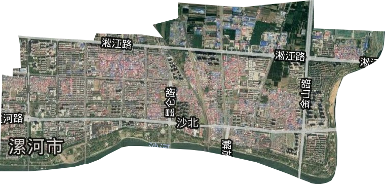 沙北街道衛星圖