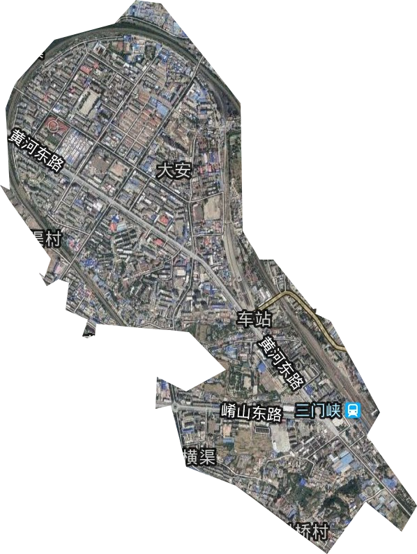 車站街道衛星圖