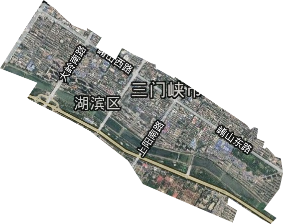 澗河街道衛星圖