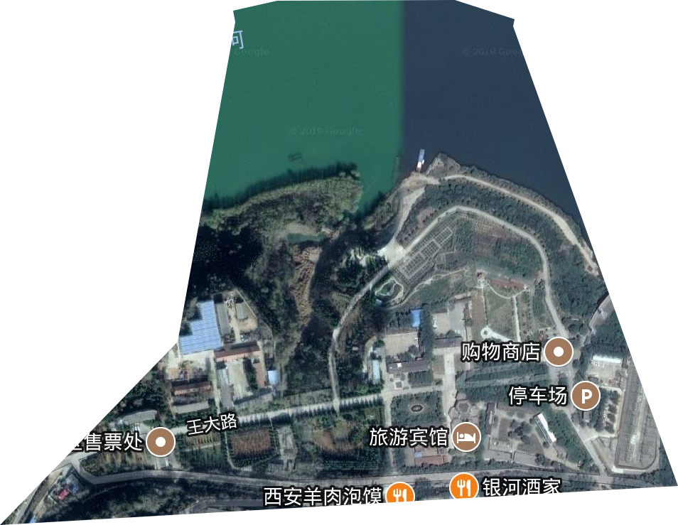 大安街道衛星圖