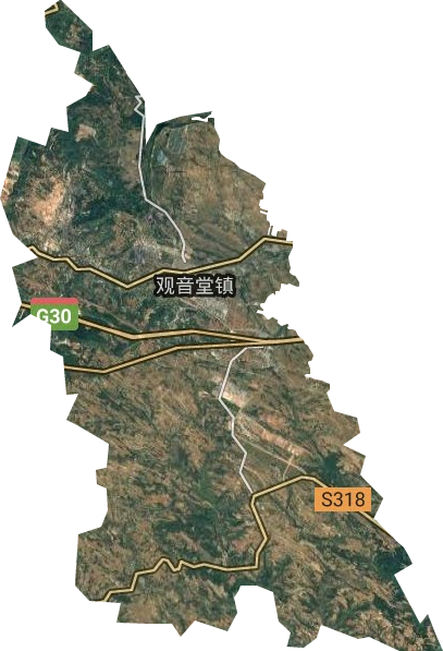 觀音堂鎮(zhèn)衛(wèi)星圖