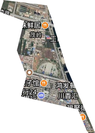 泰山路街道衛(wèi)星圖