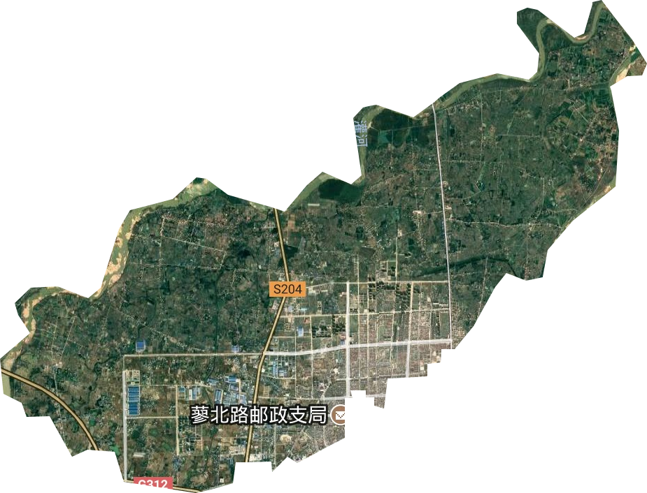 番城辦事處衛(wèi)星圖