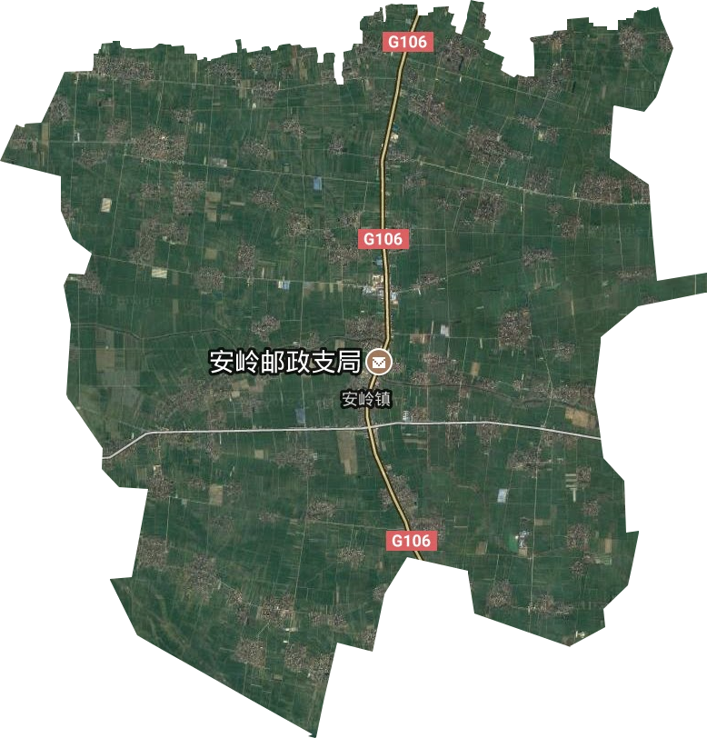 安嶺鎮(zhèn)衛(wèi)星圖