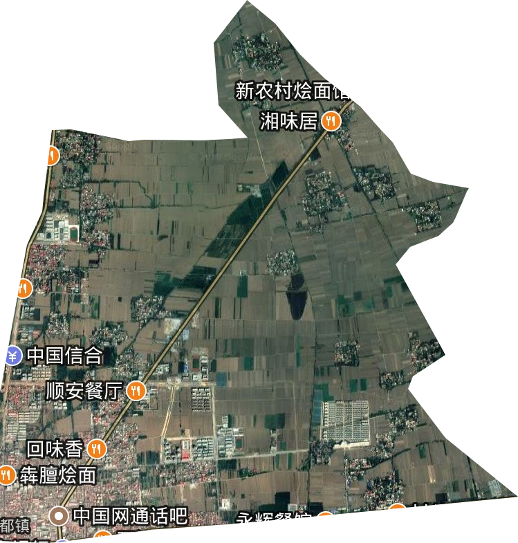 蔡都街道衛星圖