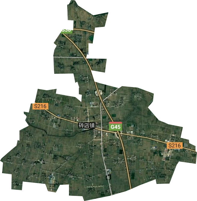 磚店鎮衛星圖