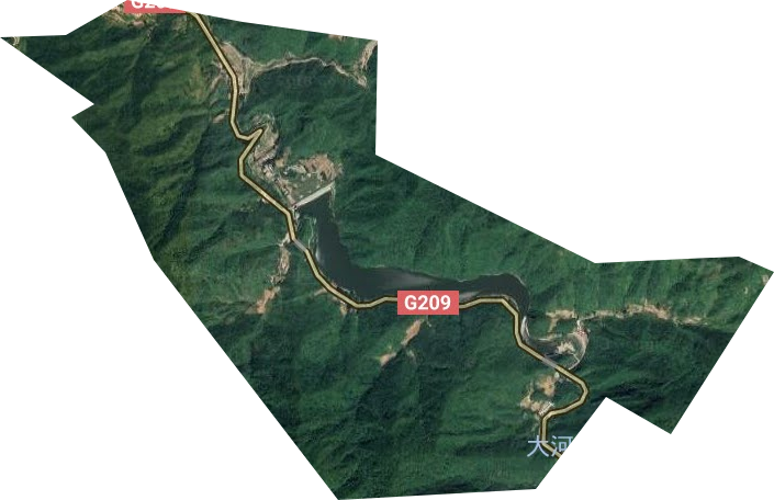 譚家灣水庫(kù)管養(yǎng)所衛(wèi)星圖