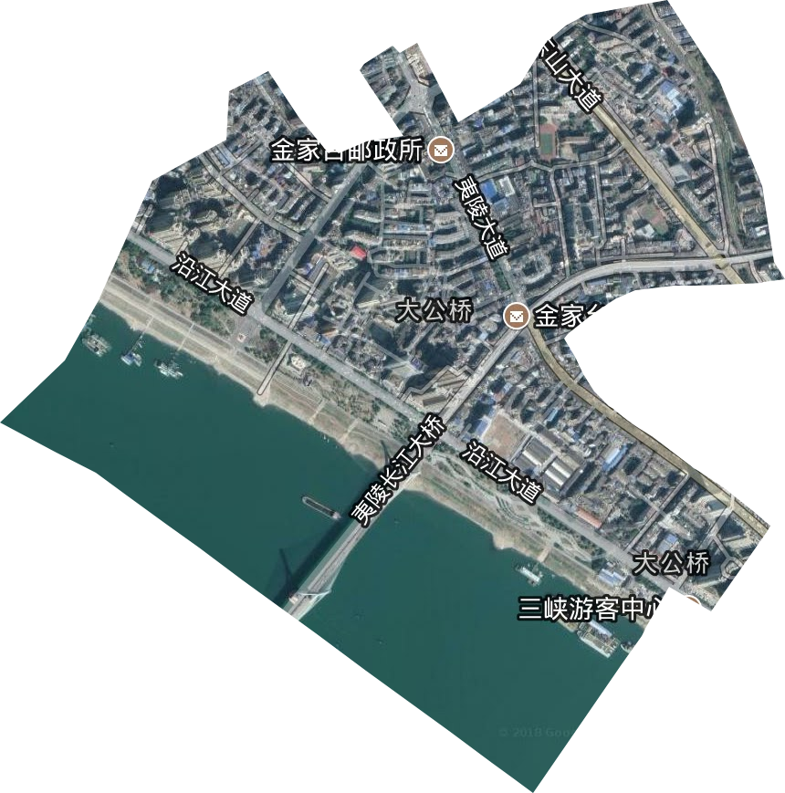 大公橋街道衛(wèi)星圖