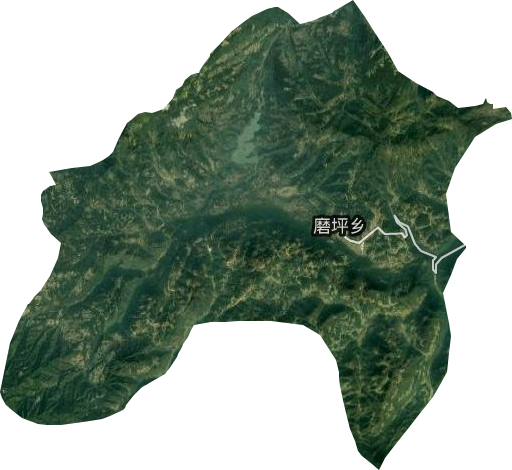 磨坪鄉衛星圖