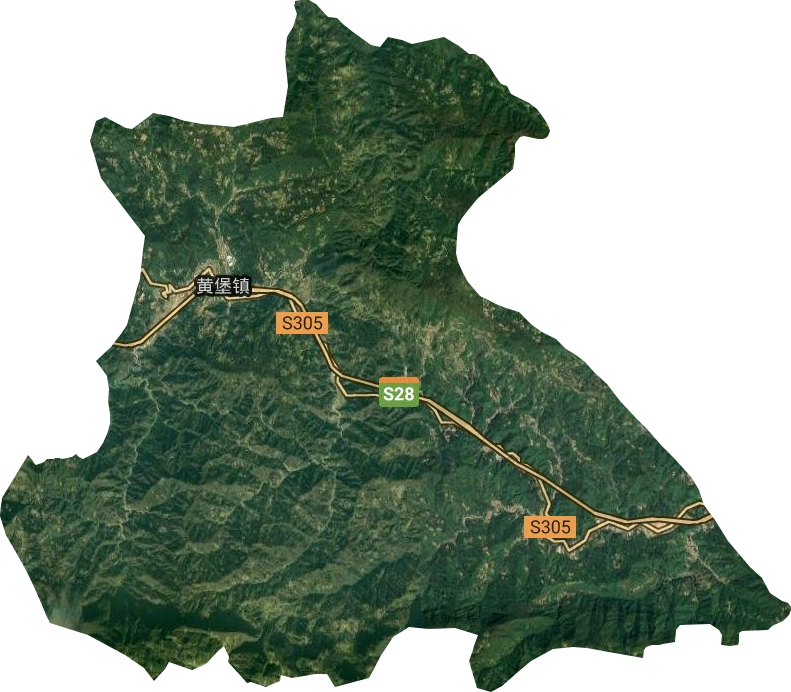 黃堡鎮(zhèn)衛(wèi)星圖