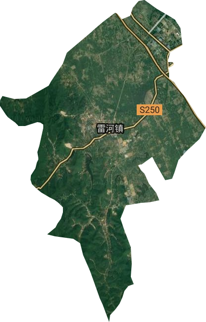 雷河鎮衛星圖