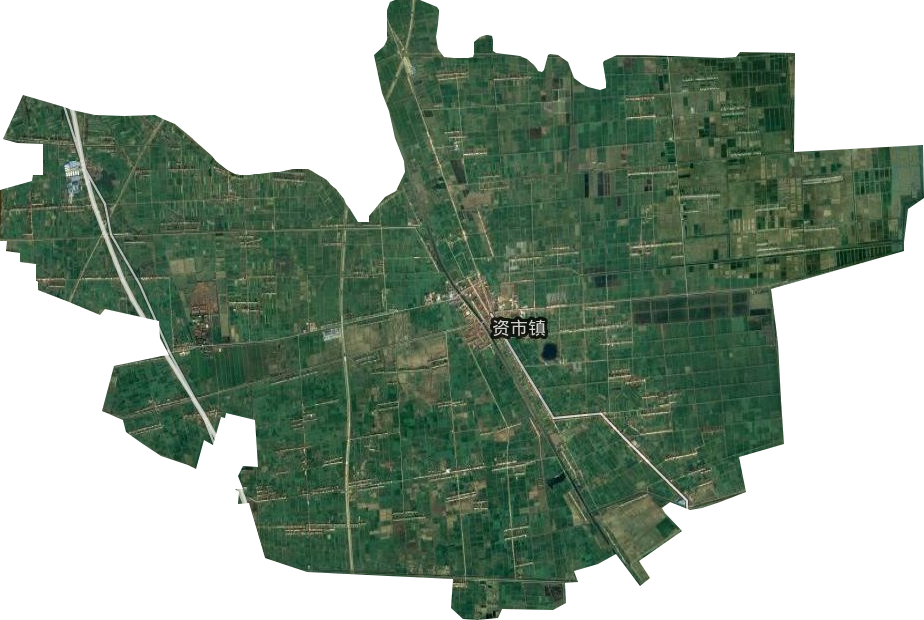資市鎮衛星圖