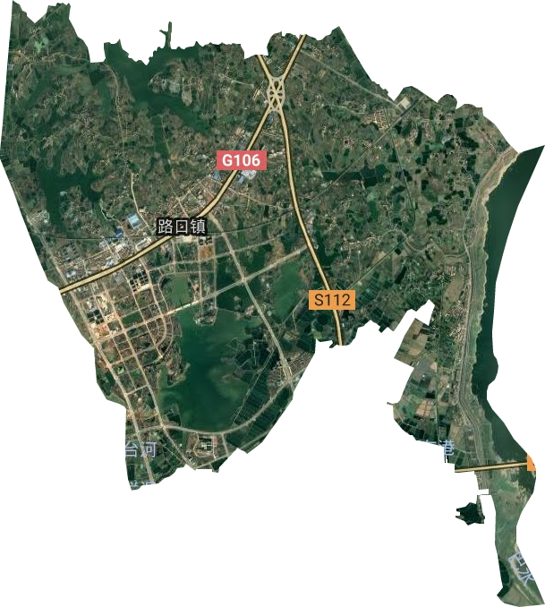 路口鎮衛星圖